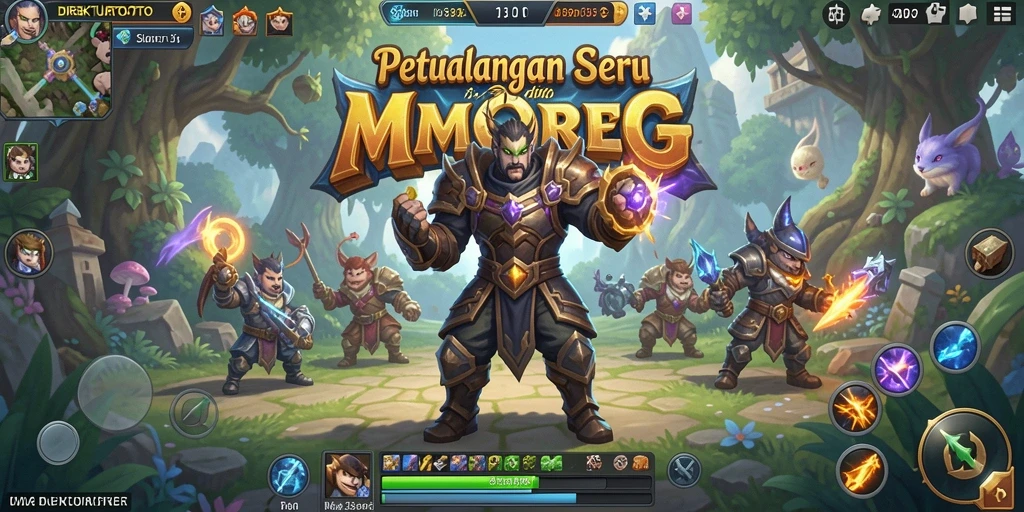 Screenshot gameplay DIREKTURTOTO menampilkan petualangan seru di dunia MMORPG.