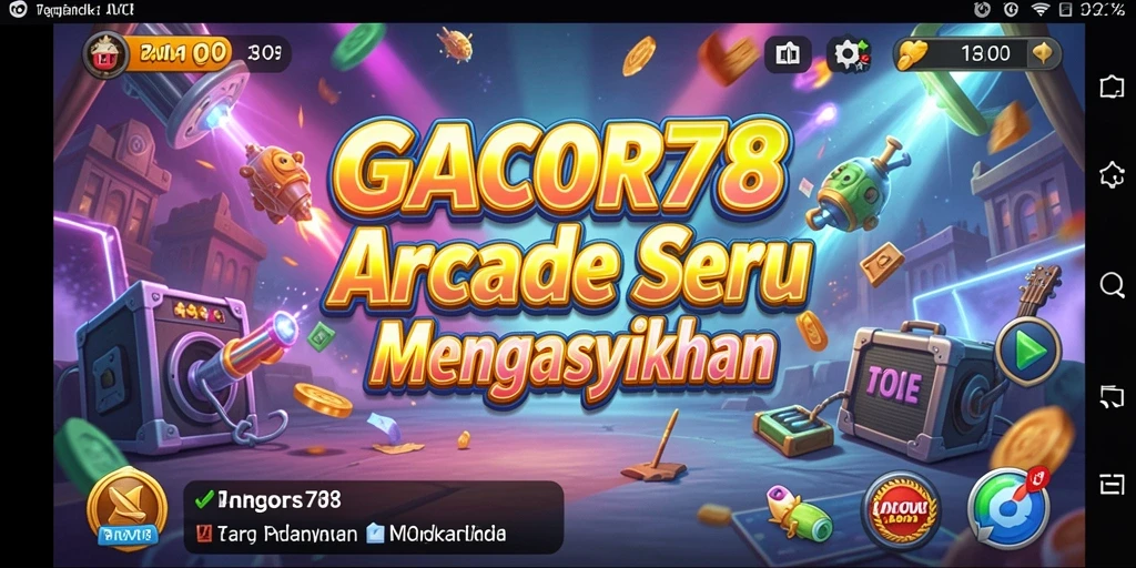 Tangkapan layar GACOR78 menampilkan aksi permainan Arcade yang seru.