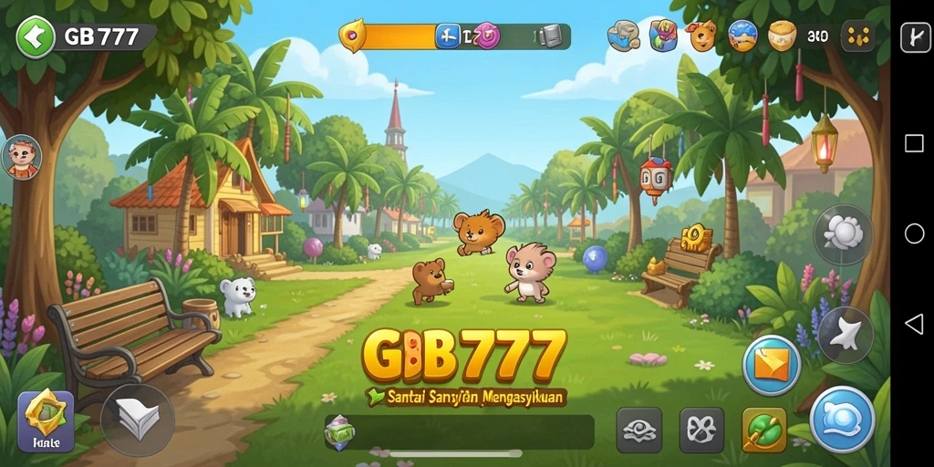 Screenshot menunjukkan pemain menikmati gameplay yang seru di GB777.