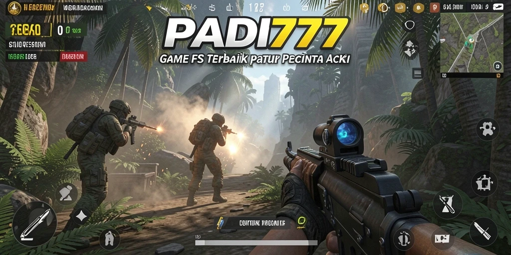 Tangkapan layar PADI777 menampilkan aksi seru dalam gameplay FPS.
