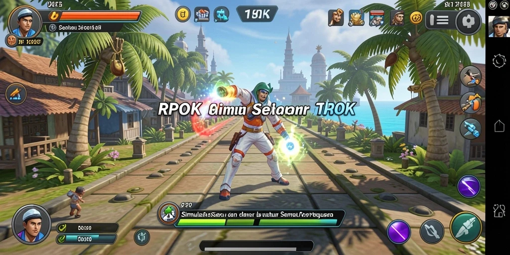 Screenshot RPOK menunjukkan gameplay Simulation yang menarik dan interaktif.