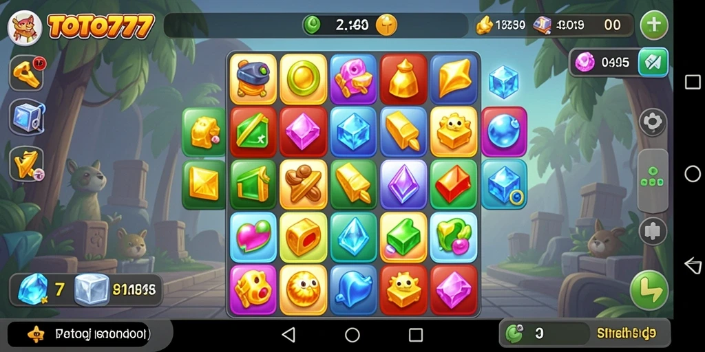 Tampilan gameplay seru dari TOTO777 di kategori Match-3.