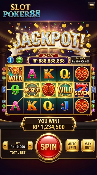 Tampilan utama aplikasi poker88 yang menarik dan user-friendly.